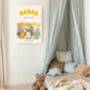 Babar The Elephant At The French Market Nursery Art Print, thumbnail 3 of 4