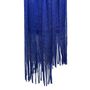 Royal Blue Mesh Viscose Metallic Wrap Shawl, thumbnail 2 of 5