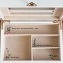 White Embroidered Jewellery Box, thumbnail 4 of 8