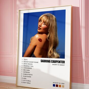 Set Of Three Album Cover Posters, Choose Your Own Album, 7 of 12