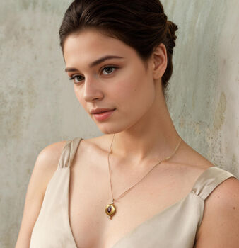 Ruby Deco Jewel Locket Necklace, 2 of 9