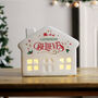 Personalised 'Believes' Christmas LED House – Christmas Ornament, thumbnail 4 of 5