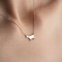 Sterling Silver Goat Necklace, thumbnail 1 of 8