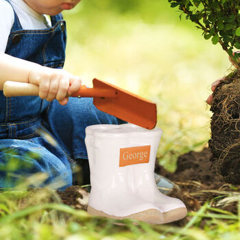 Father's Day Personalised Welly Boot Garden Planter, 3 of 10