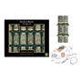 Deluxe Green Christmas Crackers Set Of Six, thumbnail 4 of 5