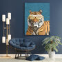 Set Of Three Tiger Cheetah Jaguar Gold Wall Art Print, thumbnail 3 of 5