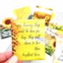 Sunflower Themed Tea Gift | Encouragement Gift | Gardener Gift, thumbnail 3 of 11