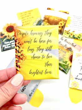 Sunflower Themed Tea Gift | Encouragement Gift | Gardener Gift, 3 of 11