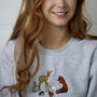 Embroidered Woodland Animals Sweater Regular Price, thumbnail 6 of 6