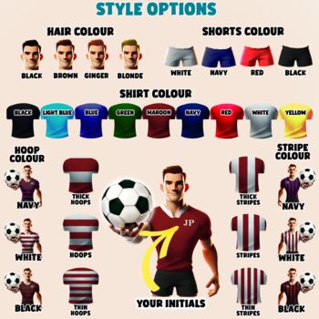 Personalised Football Team Shirts Gift Collection, 2 of 11