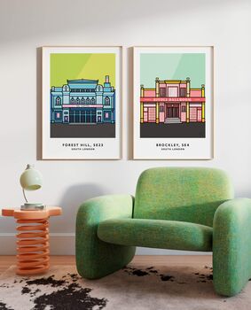 Forest Hill Colour Illustration Print, 5 of 5