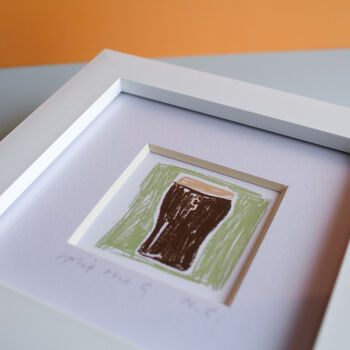 Split The G Mini Art Print, 3 of 8