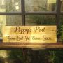Wooden Vintage Hand Engraved Wall Mounted Signs, thumbnail 7 of 10