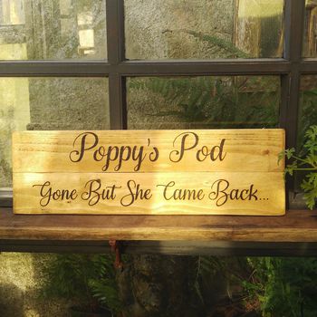 Wooden Vintage Hand Engraved Wall Mounted Signs, 7 of 10
