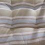 Millstone Blue Striped Seat Pads, thumbnail 4 of 5