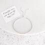 Sterling Silver Happy 50th Bead For Every Year Bracelet, thumbnail 6 of 9