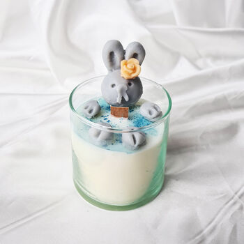 Hand Poured Bunny Relaxing Candle, 3 of 10