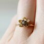 Diamond Cherry Blossom Ring Silver/Gold/Rose Gold, thumbnail 4 of 8