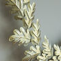 Large Gold Metal Oak Leaf Wreath, thumbnail 2 of 3