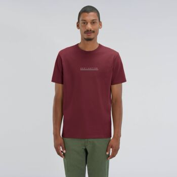 Custom Flag 100% Organic Cotton Men's T Shirt, 5 of 12