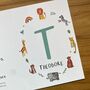 Personalised Alphabet Initial Name Card, thumbnail 10 of 10
