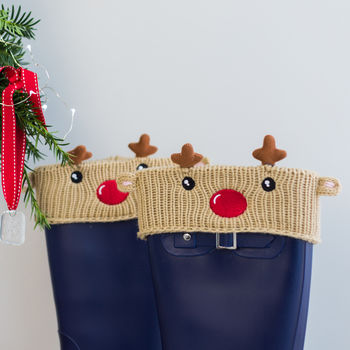Personalised Christmas Boot Cuffs, 2 of 8