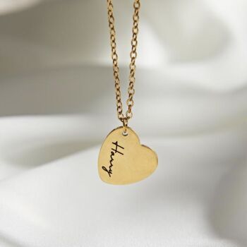 Personalised Heart Pendant Necklace, 8 of 9