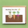Veg Patch 'Rooting For You' Good Luck Card, thumbnail 1 of 2