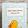 'Duck' Personalised Baby Shower Card, thumbnail 4 of 4
