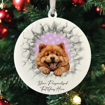 Personalised Christmas Chow Chow Break Through, 3 of 10