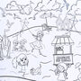 Giant Colour In Poster Seaside Beach Activity, thumbnail 4 of 10