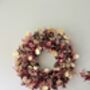 Dried Acer Wreath With Honesty Seedheads, thumbnail 2 of 4