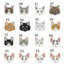 Personalised Cat Breed Photo Keyring, thumbnail 9 of 12