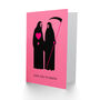 Love You To Death Grim Reaper Romantic Funny Valentine's Day Card, thumbnail 2 of 6