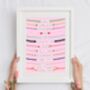 Taylor Swift Album Friendship Bracelet Print Inc Showgirl, thumbnail 2 of 5