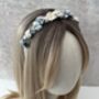 Pale Baby Blue Flower Headband, thumbnail 2 of 3