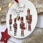 2023 Personalised Family Acrylic Decoration Nutcracker, thumbnail 2 of 3