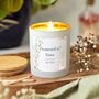 Promoted To Nanny, Nana, Grandma, Pregnancy Announcement Candle Gift, thumbnail 2 of 10