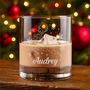 Christmas Reindeer Tumbler Glass With Chocolate Tree And Decoration Gift Boxed Set, thumbnail 2 of 8