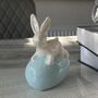 Easter Bunny Ornament And Easter Egg Candle Gift Set, thumbnail 2 of 8