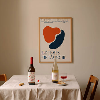 The Time Of Love French Abstract Giclée Art Print, 2 of 5