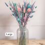 Colourful Pastel Dried Flower Arrangement, thumbnail 5 of 5