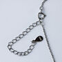 Sterling Silver Saturn Pendant Necklace, thumbnail 4 of 5