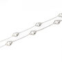 Clover Necklace Silver/White, thumbnail 2 of 3