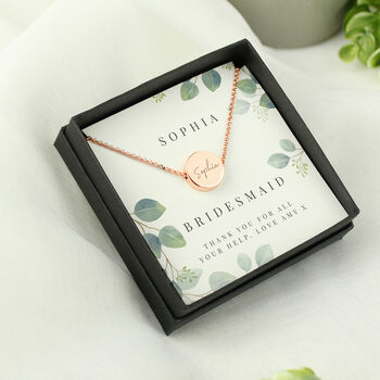 Will You Be My Bridesmaid Necklace Gift, 2 of 5
