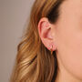Hollow Star Hoops, thumbnail 4 of 4