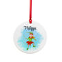 Personalised Playful Elf Christmas Ornament, thumbnail 8 of 9