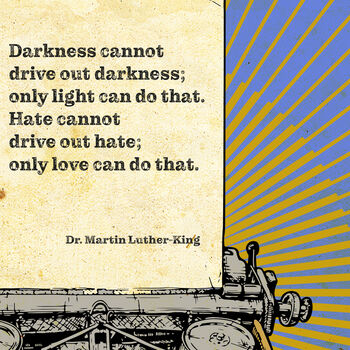 Martin Luther King Jr. Literary Quote Print, 3 of 4