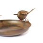Vintage Robin Bird Bath Feeder Bowl Garden Decor Statue, thumbnail 7 of 8