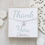 Sterling Silver Necklace – Thank You, thumbnail 1 of 3
